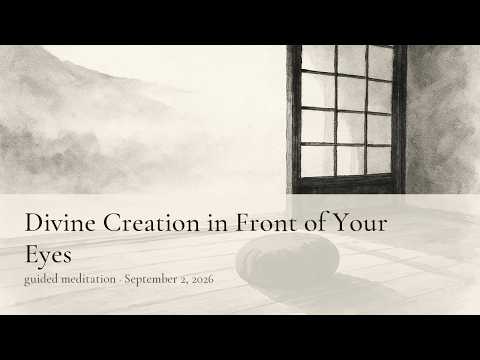 What if this moment has never happened before? - Guided Meditation
