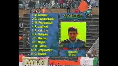 Zagłębie Lubin - Legia Warszawa 2-1, 11.06.1995, 33 kolejka