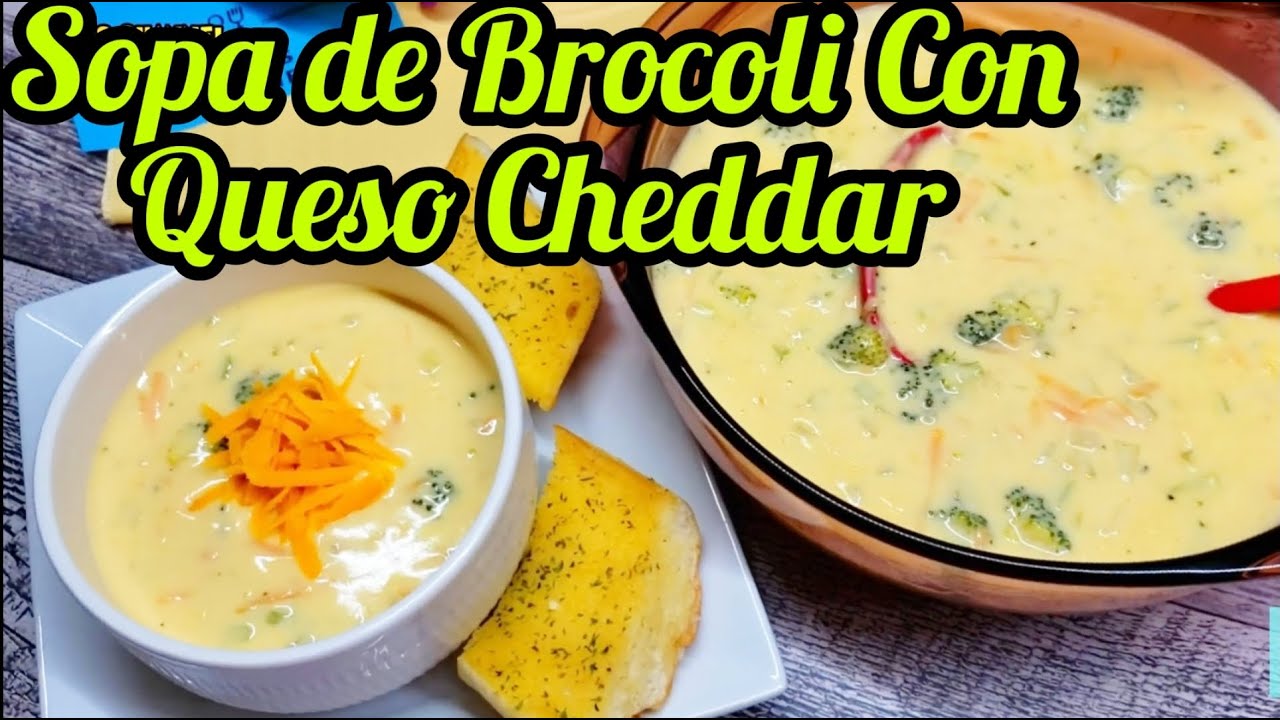 💙SOPA DE BROCOLI CON QUESO CHEDDAR🥦|| DAYSIS CHANNEL