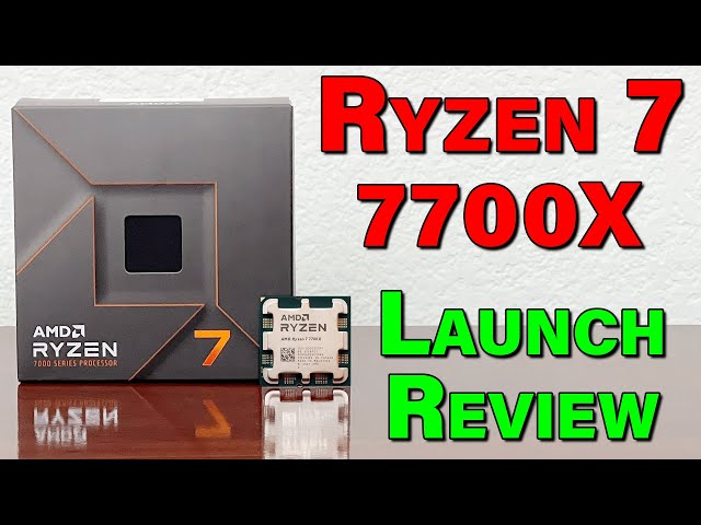 AMD Ryzen 7 7700X 8 Core Zen 4 Desktop CPU Smiles For The Camera