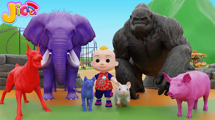 The Animals Sounds Song : Moo Moo 🐄 Oink Oink ! 🐷 Jicoco Nursery Rhymes & Kids Songs