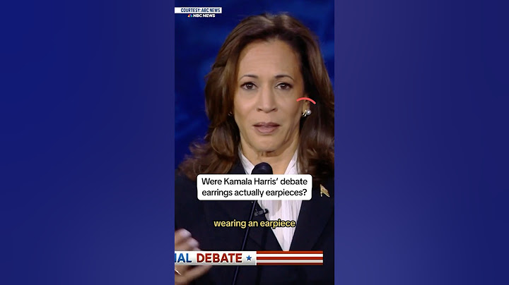 Were Kamala Harris’s debate earrings actually earpieces?
