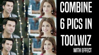 How to Combine 6 pics in toolwiz (with effect) || Android ||  Rahul Creations screenshot 4