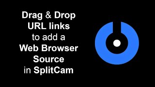 Drag and Drop URLs Directly into SplitCam Scene Profile