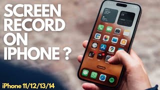 How to Screen Record on iPhone⚡iPhone me Screen Record Kaise Kare🔥