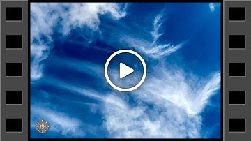 Cirrus clouds • Stratocumulus clouds • Blue sky • HDR • Timelapse • Full HD • Video # 00075