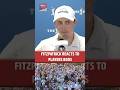 Matt Fitzpatrick on BOOS at The PLAYERS
