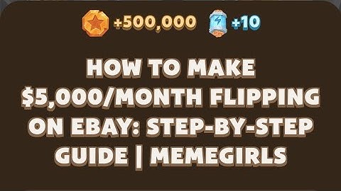 Memefi New codes I How to Make $5,000/Month Flipping on eBay: Step-by-Step Guide | MemeGirls