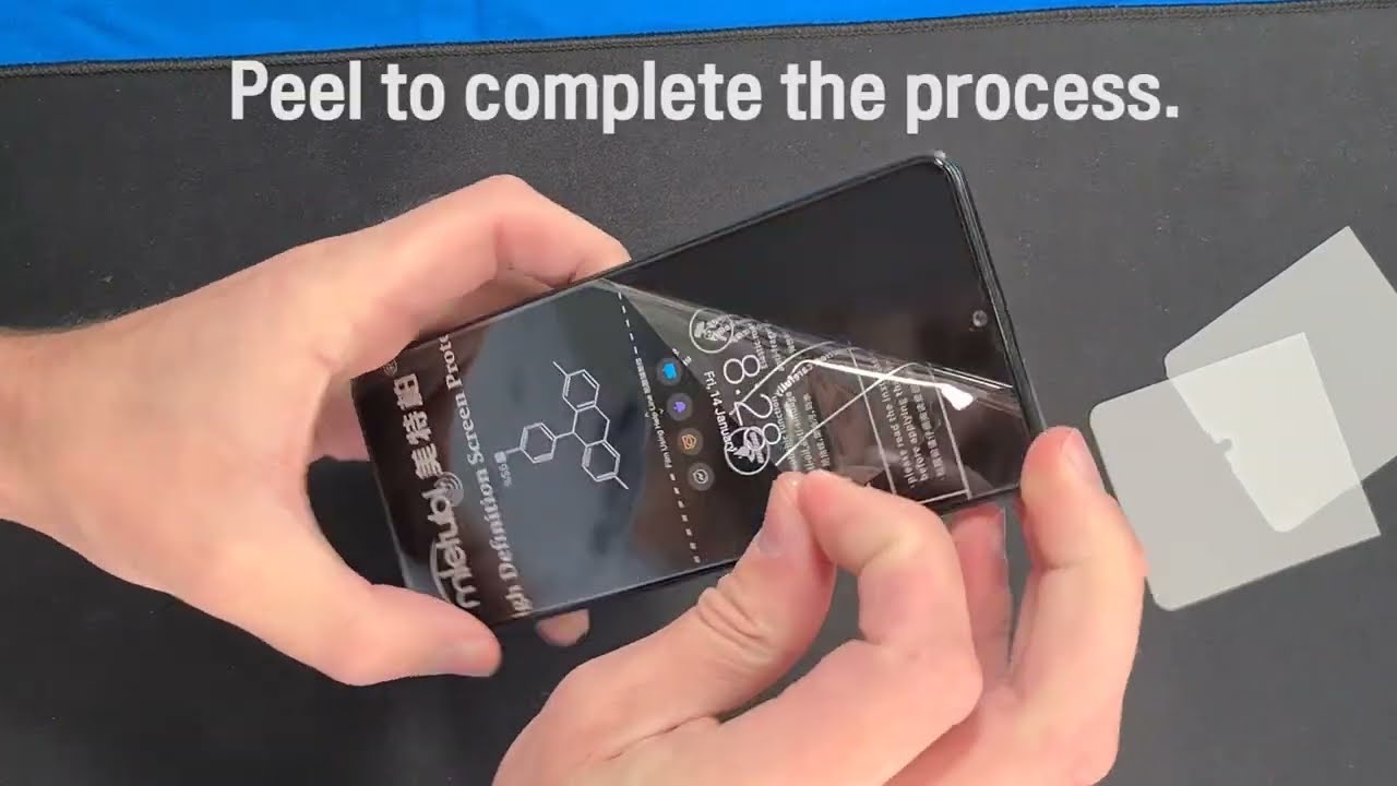 Fitting our Hydrogel Screen Protectors YouTube