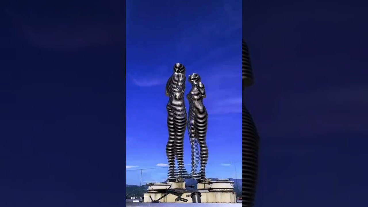 Metal Statue | Statue Of Love | Sculpture "Ali And Nino" |