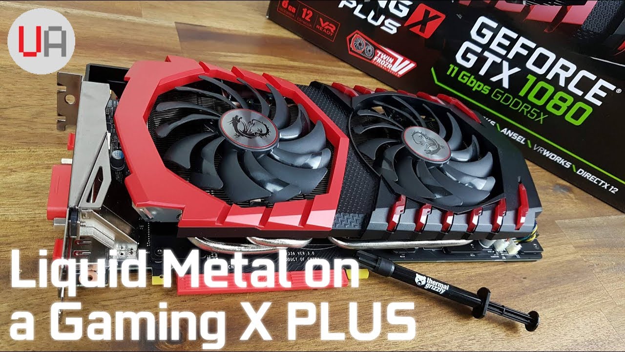 MSI GeForce GTX 1080 GAMING X 8Gのファン動作音 - YouTube