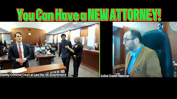 Defendant Fires Attorney, Judge Fleischer Sends Him to Jail CRYING!
