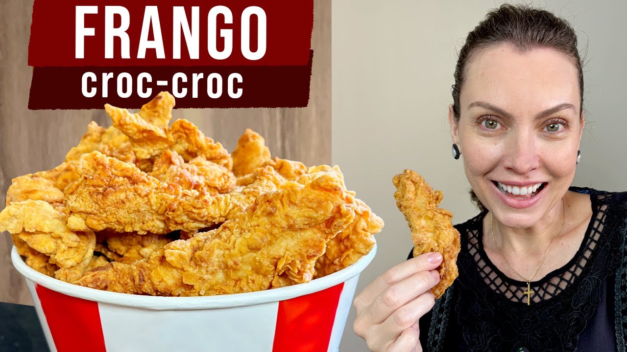 FRANGO CROCANTE TIPO KFC - SEQUINHO POR FORA E SUCULENTO POR DENTRO