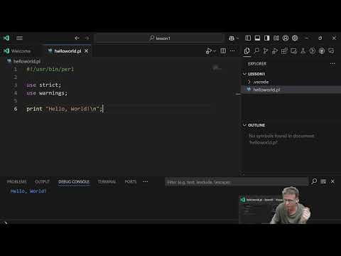 Into to Perl - Hello World 1