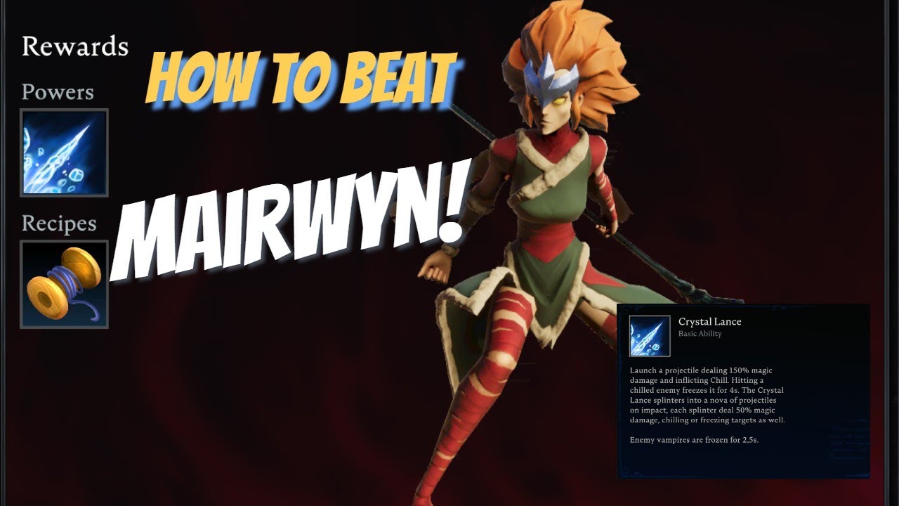 V Rising Elementalist V Rising - How To Beat Mairwyn The Elementalist and Unlock Crystal ...