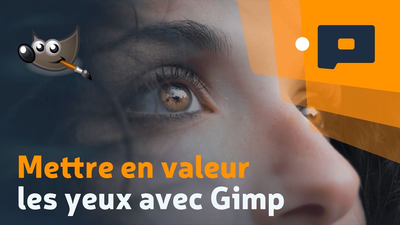 📷Mettre en valeur les yeux avec Gimp
