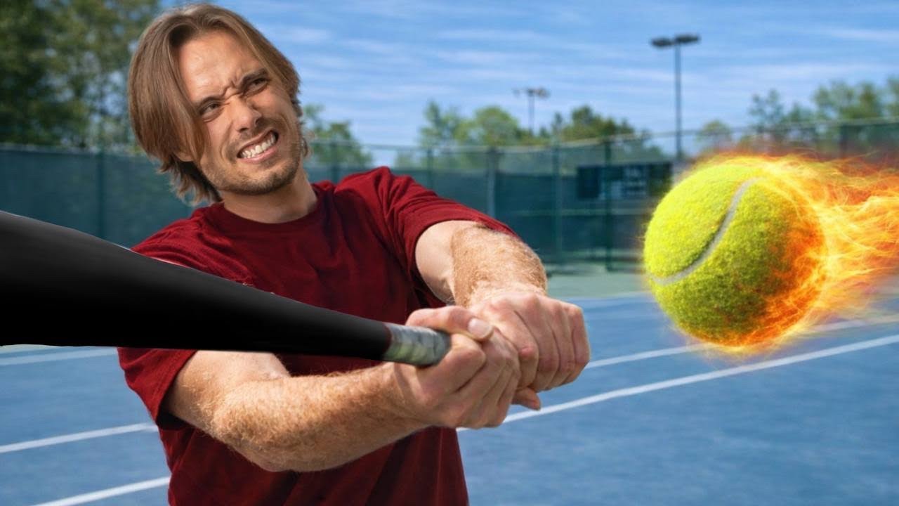 Returning a Pro Tennis Serve but it Gets Harder Every Time