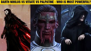 Who Was The MOST POWERFUL Sith Lord Of All Time?