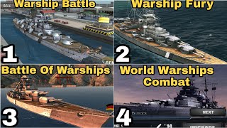 KMS Bismarck Gameplay - Warship Battle 🆚 Warship Fury 🆚 Battle Of Warships 🆚 World Warships Combat screenshot 4