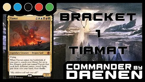 Let's Build a Bracket 1 Commander Deck Led By Tiamat