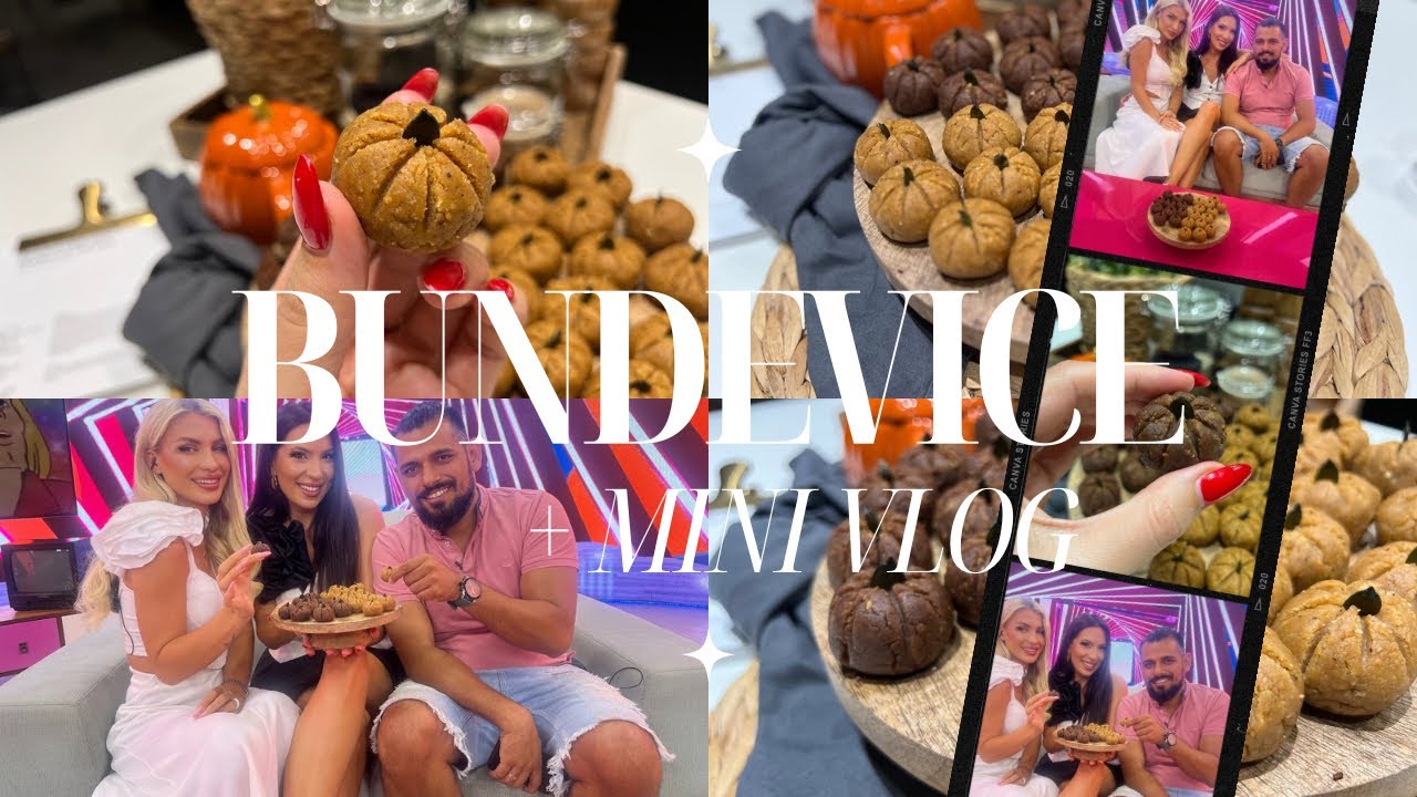 RECEPT Bundevice sa keksom /+ Mini VLOG/Snimanje emisije “Red” TV