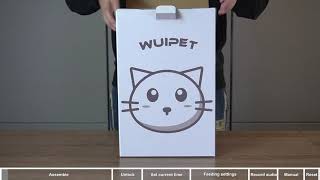 How to assemble and program WUIPET automatic cat feeders