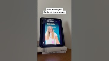 How to use your iPad as a teleprompter