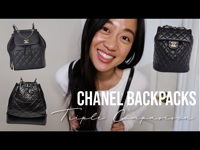 MY CHANEL BACKPACKS  Bag Comparison + MOD Shots 