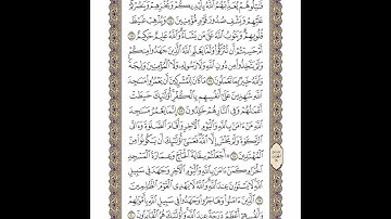 الوجه 189 من القرآن مكرر ١٠ مرات مع الآيات | سورة التوبة | الشيخ خليفة الطنيجي