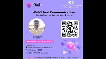 [GDSC LPU] Push Protocol | Google Developer Student Club - LPU | 2023