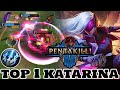 Wild rift katarina  top 1 katarina gameplay pentakill rank grandmaster