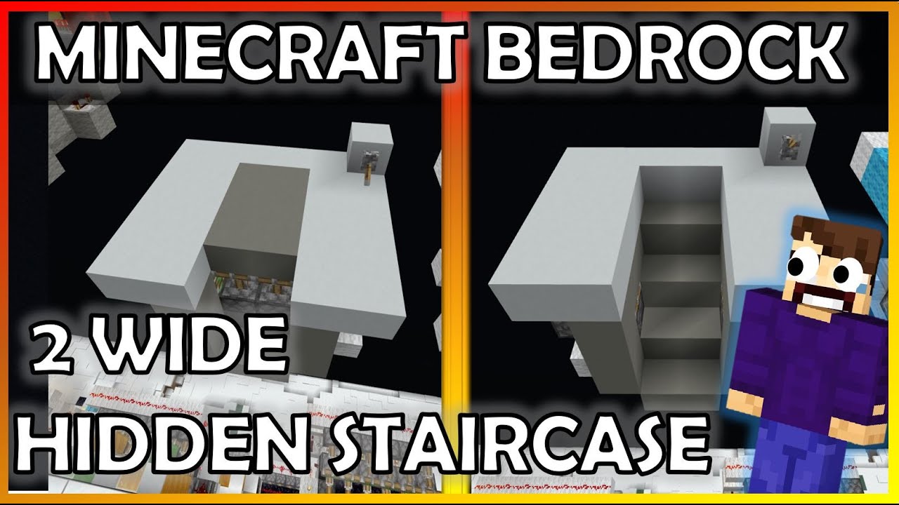 Minecraft Tutorial: 2 Wide hidden staircase : CodeCrafted : Free Download,  Borrow, and Streaming : Internet Archive