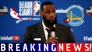 HE FINISHED! I WANT TO BE VALUED! LEBRON’S DEPARTURE SHAKES THE WEB! CONFIRMED TODAY! LAKERS NEWS!