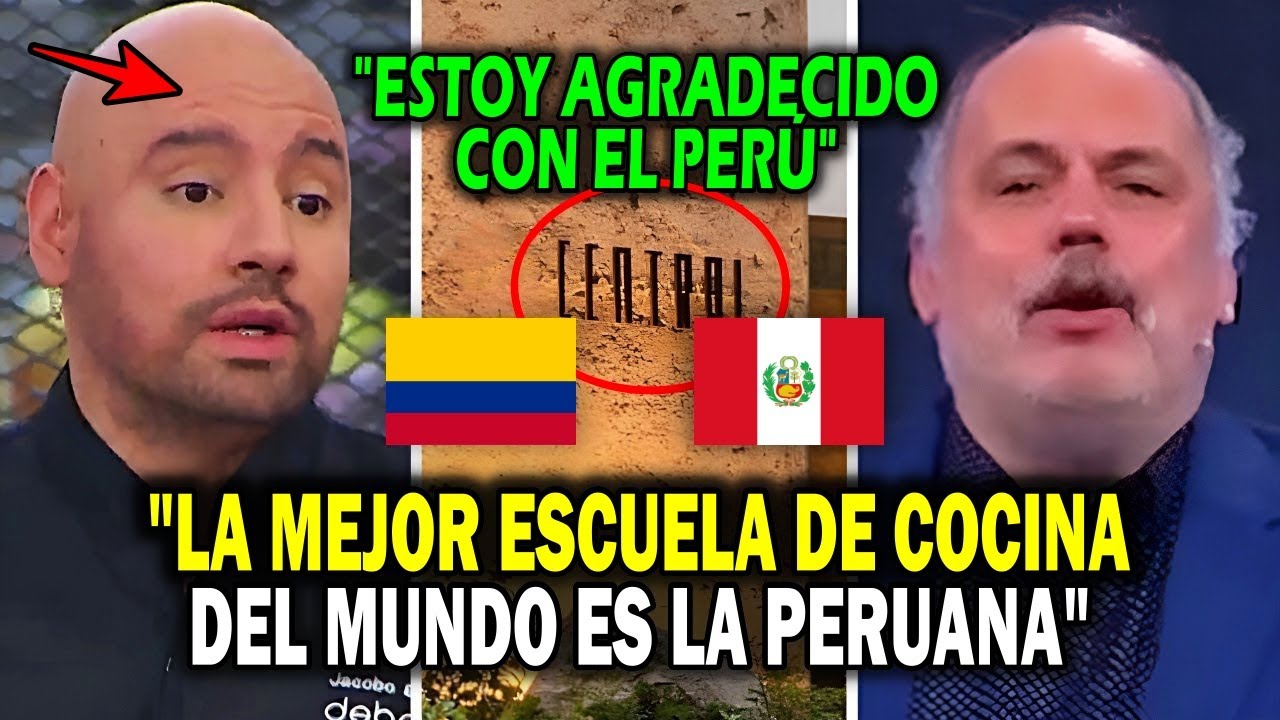 "DE PERÚ NACEN LOS MEJORES" CHEF COLOMBIANO RECONOCE QUE LA MEJOR ESCUELA DE COCINA ES PERUANA