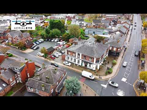 Burscough Village including Burscough Bridge Train Station and Burscough Wharf