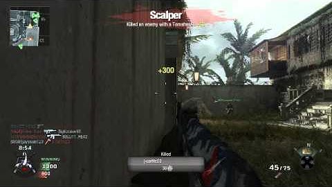 COD Black Ops - Longest Tomahawk kill EVER??!!