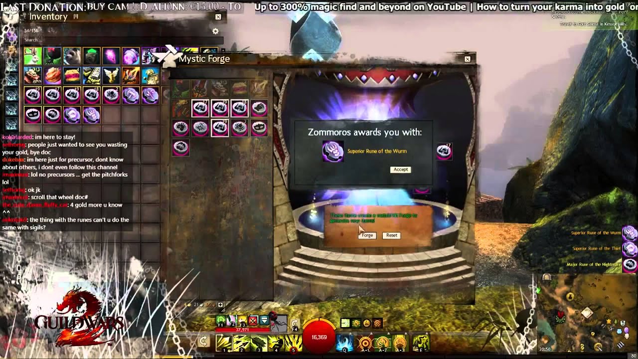 How make gold/profit in Guild Wars 2 Runes method highlights YouTube