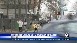 Supporters Show Up For Woman Arrested
