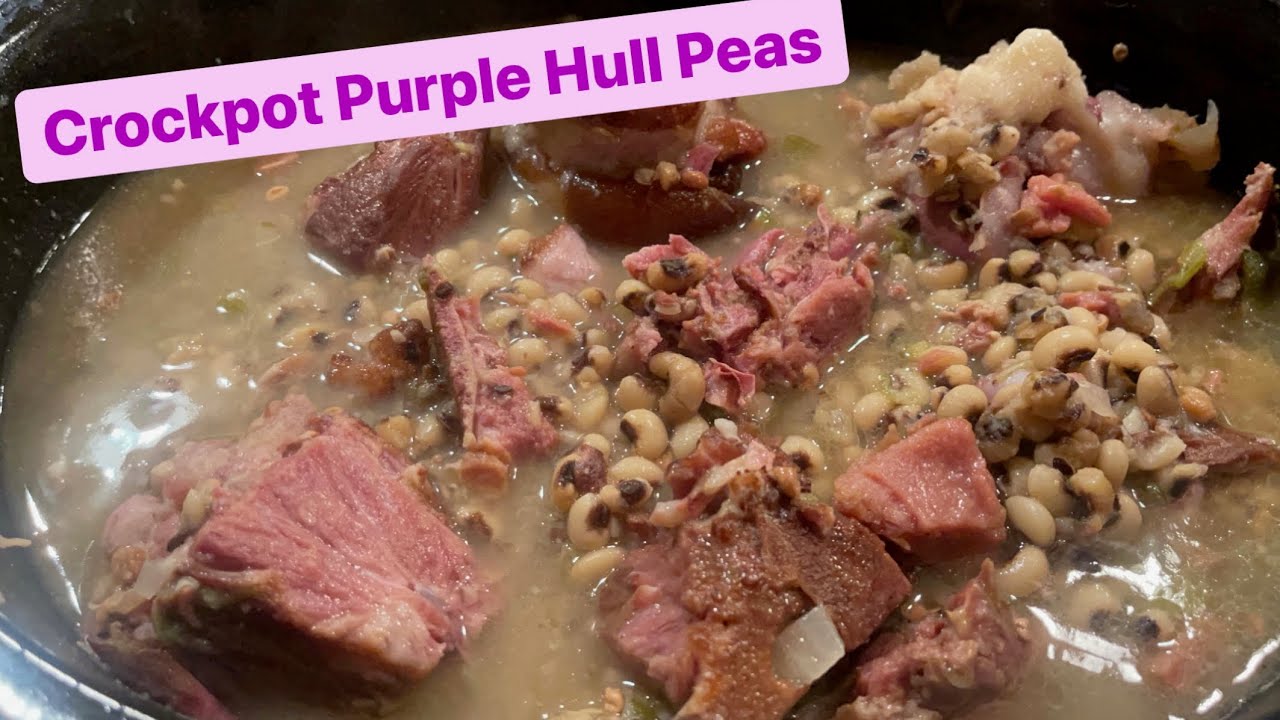 How to Make: Crockpot Purple Hull Peas 