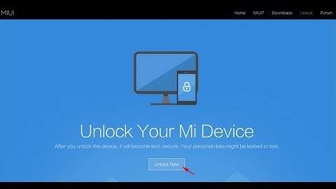 Redmi Note 3 Unlock Bootloader