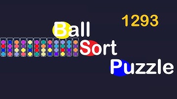 Ball Sort Puzzle Level 1293 🎯No Extra Tubes😂Game Walkthrough😘  #Stay Home And Fun Play #WithMe