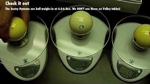 The IMPROVED Valley Cue Ball Weigh-in