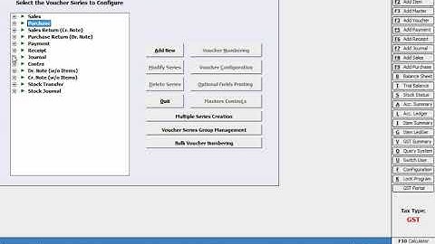Lesson 16 - Voucher Numbering - Hindi