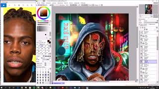 The Yung Bans Drawing - MSUdrawings