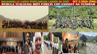 Oct 3 Zing: CDF-Hualngo in mipi hamthatnak latum. CDF-Zanniat hriamkai vuihram tong.