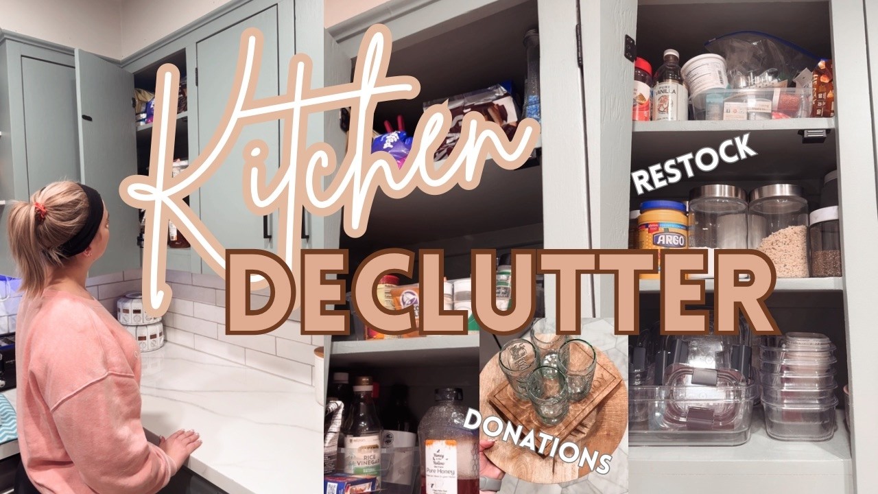 2026 KITCHEN DECLUTTER AND ORGANIZE | Spice rack organization for a calm home environment. #clean