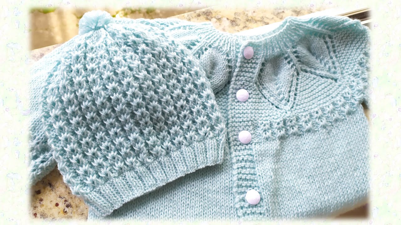 GORRO Tejido a Dos Agujas para NIÑOS de 2 Años