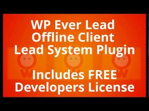 WP Ever Lead Offline Client Lead System Plugin | Local Leads | Wordpress Marketing Plugin