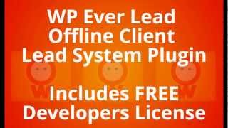 WP Ever Lead Offline Client Lead System Plugin | Local Leads | Wordpress Marketing Plugin