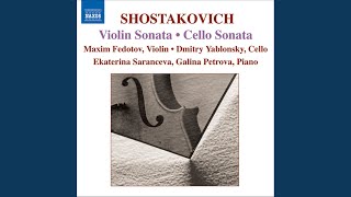 Cello Sonata in D Minor, Op. 40: I. Allegro non troppo